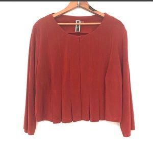 Julian Taylor- Orange Red Crop Jacket